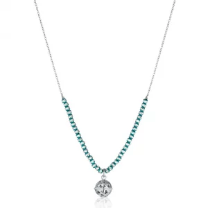COLLANA CHIAMA ANGELI IN ARGENTO E SFERE DIAMANTATE