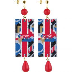 Orecchini New York Piccolo Rubino Lebole "THE TAG PICCOLO"