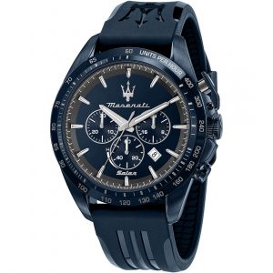 Orologio cronografo uomo Maserati Solar Blue