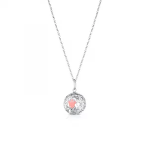 COLLANA CHIAMA ANGELI IN ARGENTO CON ANGELO ROSA