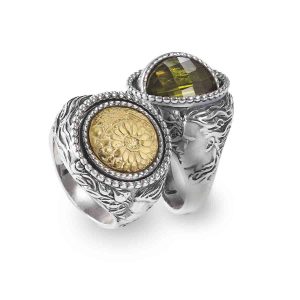 Anello donna mesi reverse aprile-primavera argento Gerardo Sacco
