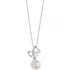 Collana donna oro fantasia di perle Comete