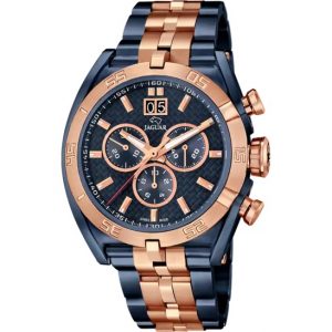 orologio uomo azzurro cinghia acciaio inossidabile 316l Jaguar