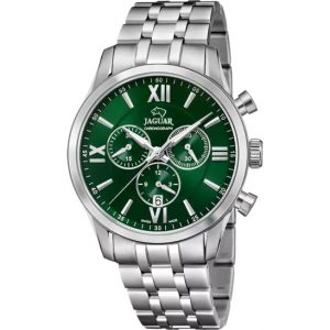 orologio uomo verde cinghia acciaio inossidabile 316l Jaguar