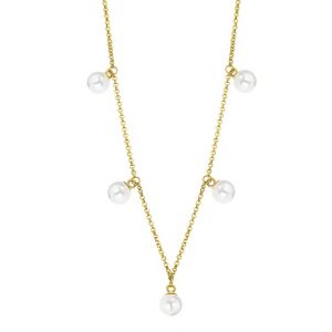collana donna pearls argento Lotus Silver