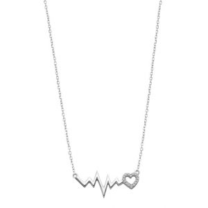 collana donna cuore argento Lotus Silver