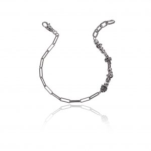 bracciale uomo geometria luminosa argento Giacomo Burroni