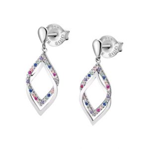 orecchini donna argento Lotus silver