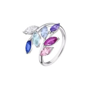 ANELLO DONNA LOTUS SILVER LP3380-3/114 ARGENTO