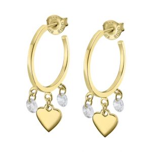 orecchini donna argento Lotus silver