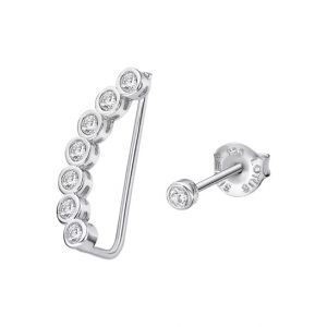 orecchini donna argento Lotus silver