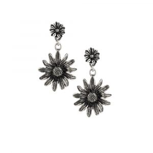 orecchini donna 2 margherite argento Suali