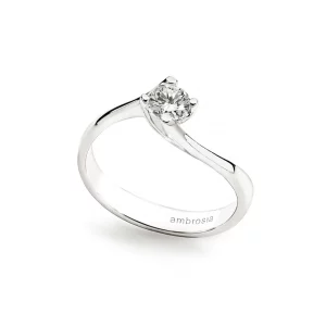 Anello donna oro bianco Ambrosia