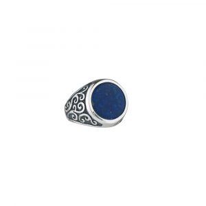 Anello uomo argento Sodalite Suali