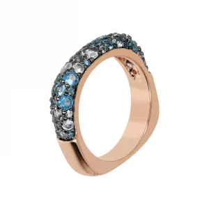 Anello donna Riviera pavé in cubic zirconia Bronzallure