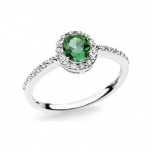 Anello donna oro bianco Ambrosia
