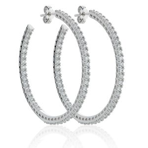 Orecchini donna argento con zirconi Artlinea