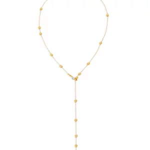 Collana donna a Y “SOFFIO” in oro e diamanti Nanis