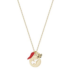 Collana donna portafortuna acciaio Brosway