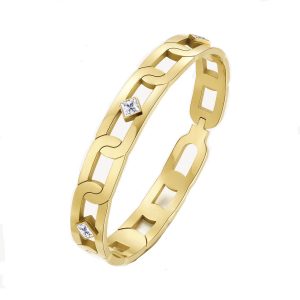 Bracciale donna rigido acciaio dorato Brosway