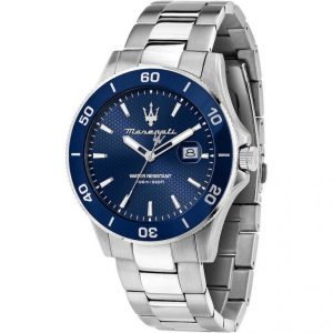 Orologio uomo solo tempo acciaio Maserati
