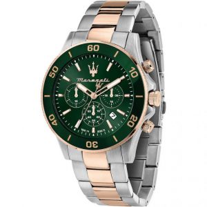Orologio uomo solo tempo acciaio Maserati