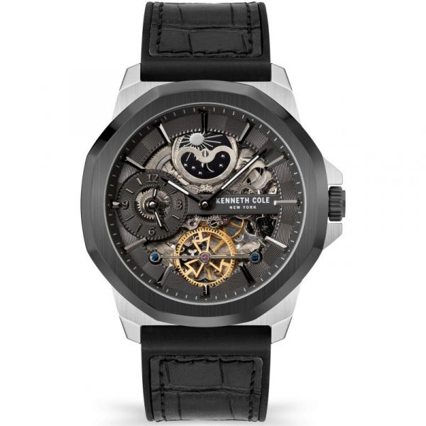 Orologio uomo acciaio e pelle Kenneth Cole