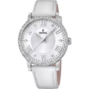 Orologio donna acciaio e pelle Festina
