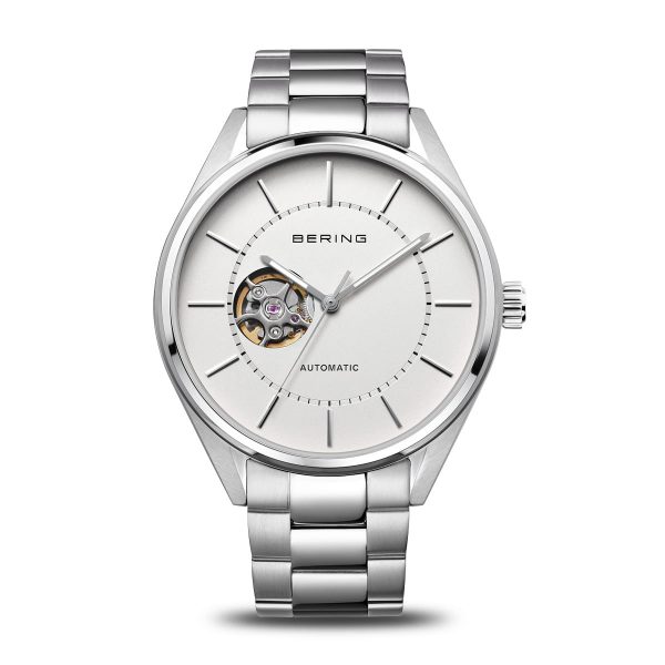 Orologio uomo solo tempo automatico acciaio Bering