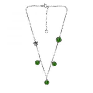 Collana donna argento “Lolitè” Gemme Crystal zirconi Suali