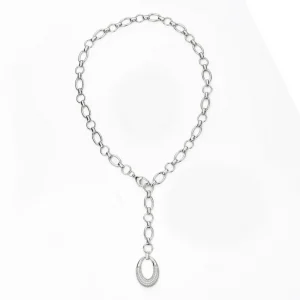 Collana donna Oval Pavè Barbieri