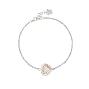 Bracciale donna trilogia con ciondolo cuore Roberto Giannotti