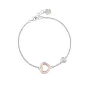 Bracciale donna trilogia con cuore traforato Roberto Giannotti