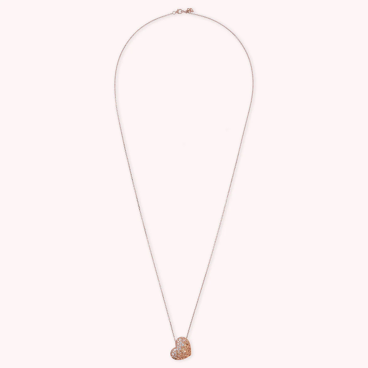Collana donna con Pendente Cuore Pavé in Cubic Zirconia Bronzallure - immagine 2