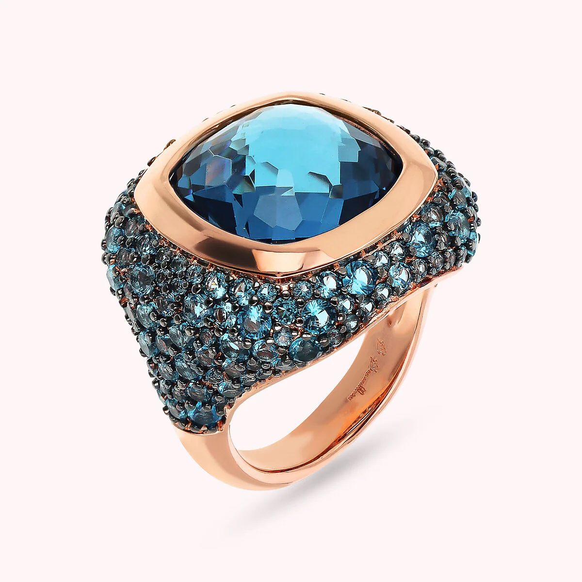 Anello donna Chevalier con Prisma Gem e Pavé di Cubic Zirconia Bronzallure