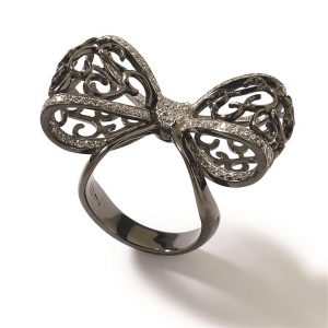 Anello donna argento brunito BON TON Misis