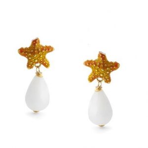 Orecchini donna argento placcato oro 18kt ISLA DE MUJERES Misis