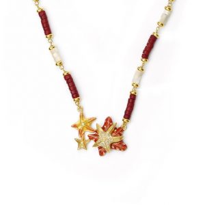 Collana donna argento placcato oro 18kt ABISSI Misis