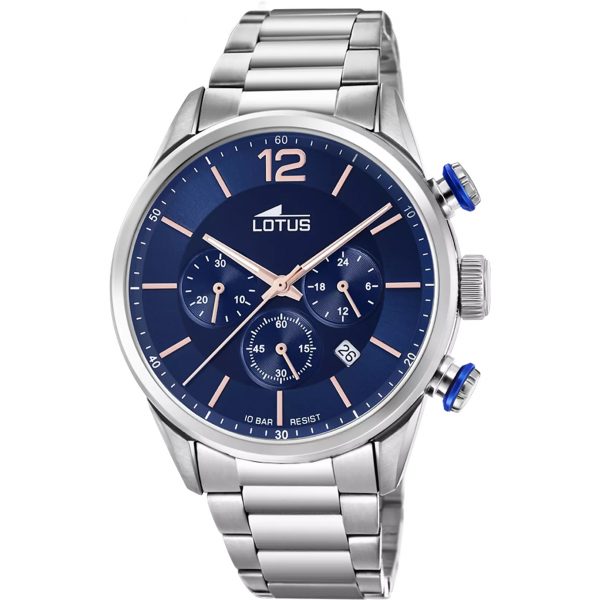 Orologio uomo Chrono acciaio LOTUS