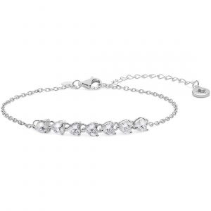 Bracciale donna con zirconi a cuore Farfalle Comete
