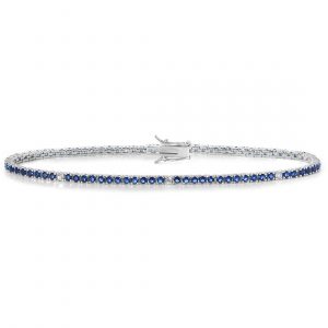 Bracciale Tenni con zirconi blu Farfalle Comete