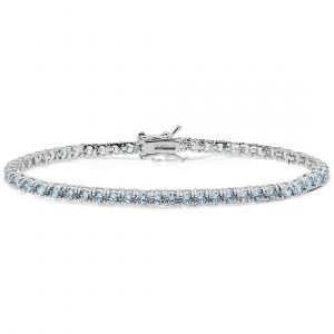 Bracciale Tennis con zirconi azzurri Comete
