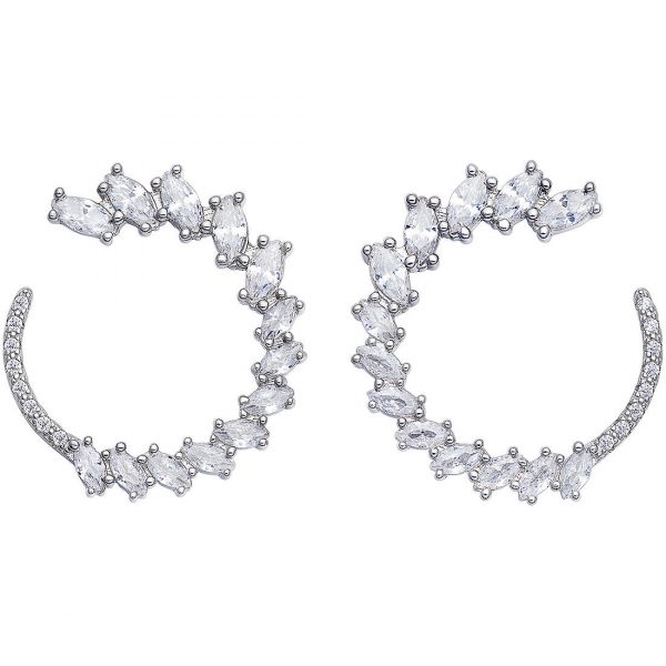 orecchini a cerchio donna Glamour Comete