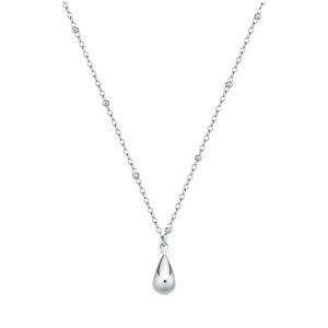 Collana in acciaio con goccia Brosway