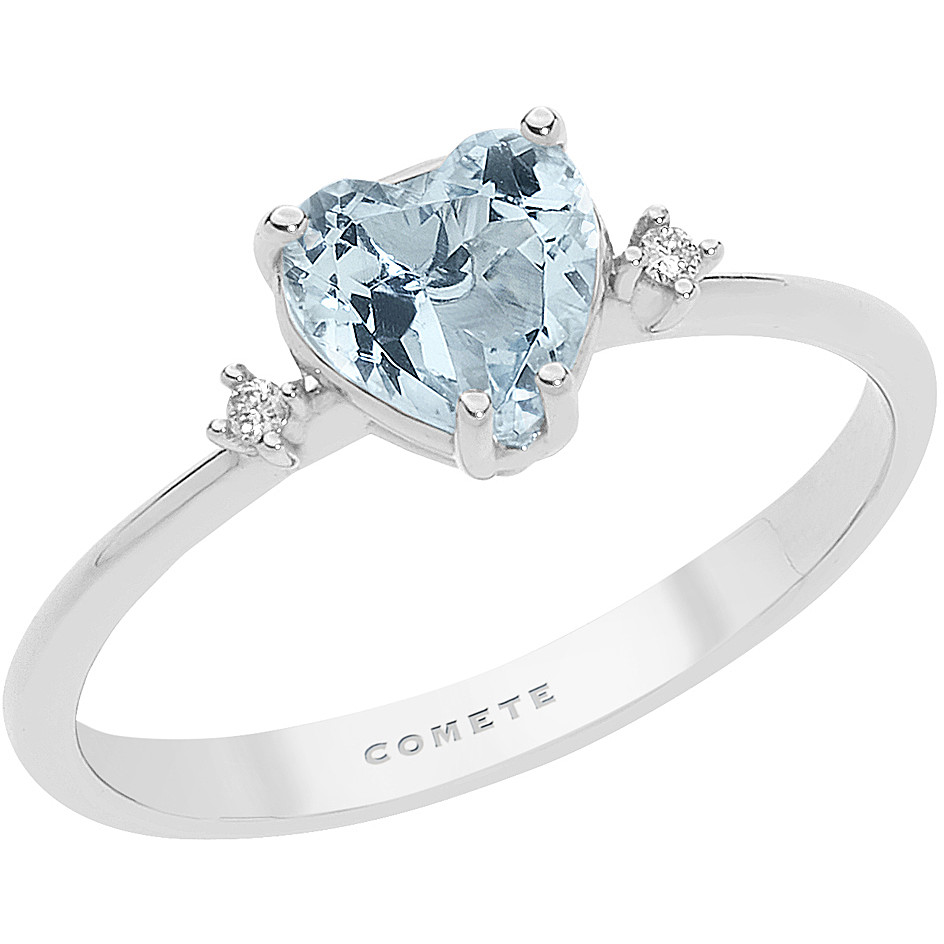 Anello donna a cuore Acquamarina Fantasia Di Acquamarina Comete