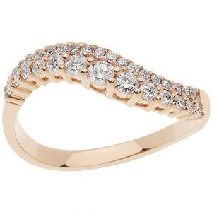 Anello donna onda Comete