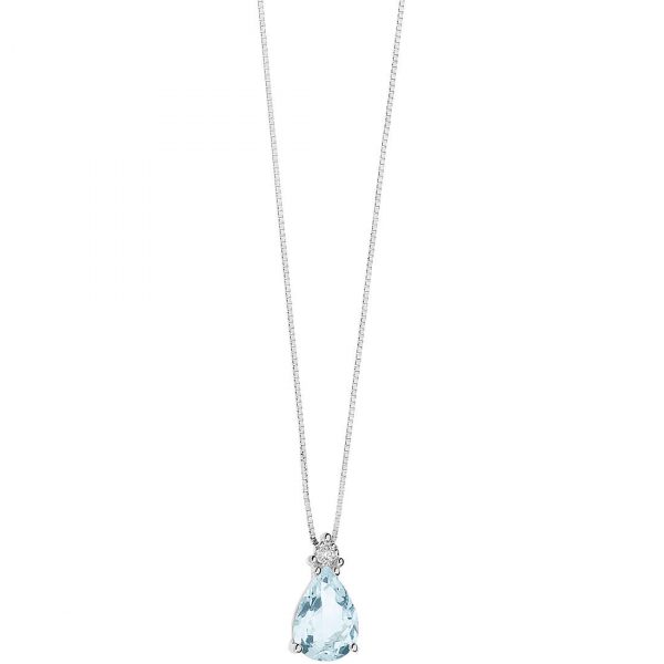 Collana a goccia Fantasia Di Acquamarina Comete