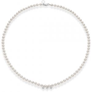 Collana di perle con diamanti Comete