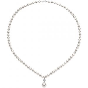 Collana di perle e diamanti Comete