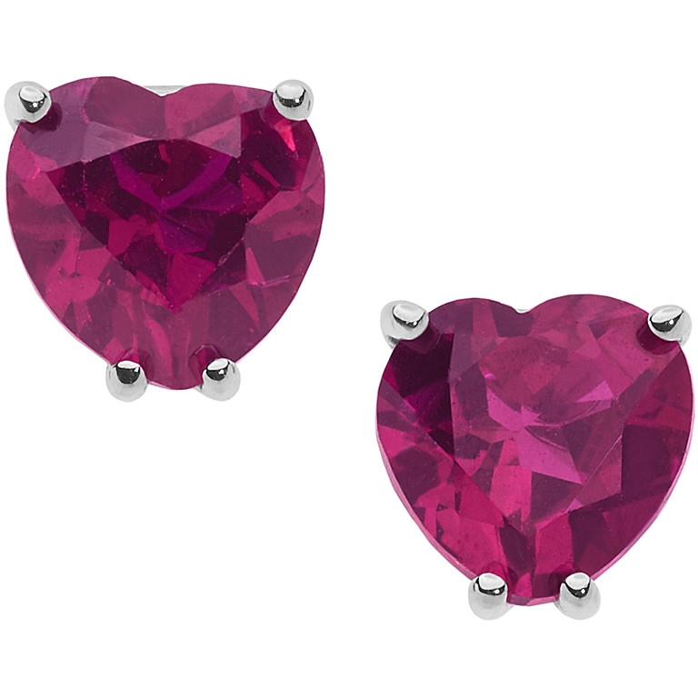 Orecchini A Lobo con rubino Comete